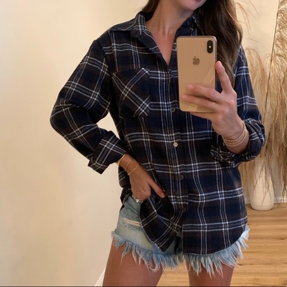 mrsalliexo Tops - 🔃 Reposh - Plaid Flannel 🖤🤎 NWOT